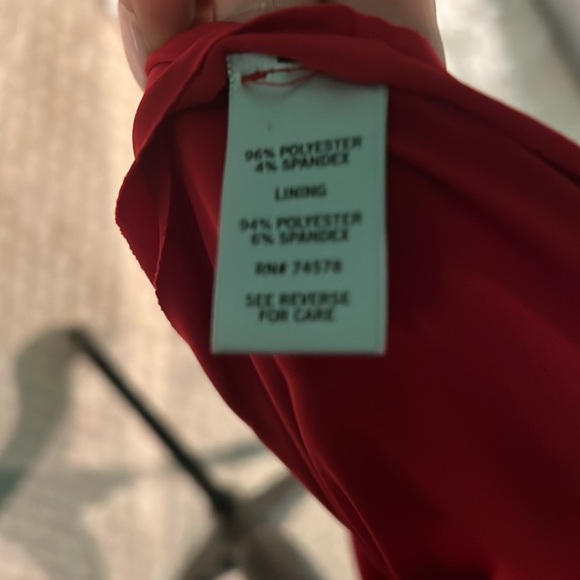 CACHE Short Red Gown Size L - Picture 5 of 7